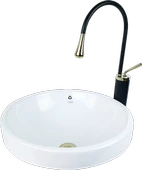 Pure Beyaz Tezgah Üstü Çanak Lavabo W-294 - 1