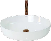 Pure Beyaz Tezgah Üstü Çanak Lavabo W-284 - 1