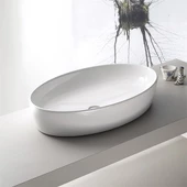 Cerastyle Turkuaz One Tezgah Üstü Lavabo  67*42 Cm (B.Deliksiz) - 2