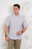 EVRYTİME KLASİK KESİM CEPLİ EKOSE DESEN KISA KOL YAZLIK PAMUKLU ERKEK GÖMLEK thumbnail 9