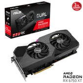 ASUS DUAL-RX6750XT-O12G 12GB GDDR6 HDMI DP 192BİT - 6