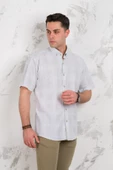 BİCAN KLASİK KESİM CEPLİ EKOSE DESEN PAMUKLU YAZLIK İNCE KUMAŞ GÖMLEK thumbnail 8