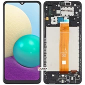 Samsung Galaxy A02 (Sm-A022F) Lcd Ekran Dokunmatik Çıtalı thumbnail 1