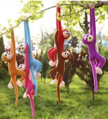 Peluş Maymun, Elleri Yapışabilen Uyku ve Oyun Arkadaşı -70 cm thumbnail 11