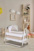 TommyBaby Yuvam Lüx Sepet Beşik Portatif Bebek Beşiği Sallanır Beşik - 3