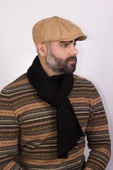 Kışlık Erkek Peaky Blinders İngiliz Driver Kasket Camel 7404 - 3
