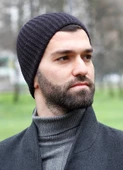 Siyah Örme Bere 7563 - 1