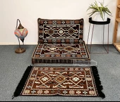 Shark Anatolia Anadolu Şark Köşesi Tekli Sedir Takımı Kahve thumbnail 5