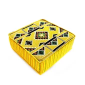 Shark Anatolia Şark Köşesi Masası Puf Kilim Sarı - 1