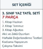 Öğretmen Evde 3. Sınıf Yaz Tatil Seti 2022-2023 - 3