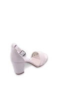Goldstep 1601 Kadın 7,5 Cm Topuk Dantelli Tek Bant Sandalet - 8