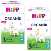 Hipp 3 Organik Keçi Sütü Bazlı Devam Sütü 400 gr 2 ADET - 1