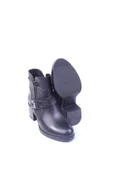 Venüs 1950903K Kadın Siyah 6 cm Topuk Termo Taban Deri Bot - 5