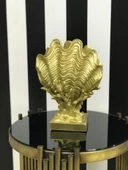 Dekoratif Mercan Üzerinde Deniz Kabuğu Biblo Vazo - 3