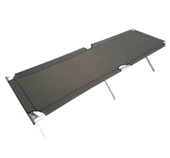 Mandaş Katlanır Taşınabilir Kampet Şezlong Kamp Yatağı (60x190x45)-Yeşil - 2