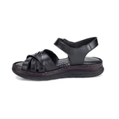 VENÜS 22981709 ORTOPEDİK CIRTLI DERİ KADIN SANDALET - 6