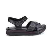 VENÜS 22981709 ORTOPEDİK CIRTLI DERİ KADIN SANDALET - 1