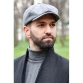 Erkek Peaky Blinders İngiliz Driver Kasket Antrasit 7404 - 1