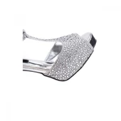 VENÜS 22240361PLATFORM TOPUK BURNU AÇIK ABİYE KADIN SANDALET - 9