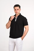 REGULAR FİT FERMUARLI POLO YAKA PAMUKLU ERKEK T-SHİRT - 9