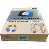 Alex Schoeller A4 Renkli Fotokopi Kağıdı 500 lü Somon (ALX 550) - 1