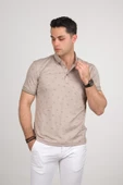 SAN&FA SLİMFİT POLO YAKA LİKRALI KÜÇÜK DESENLİ ERKEK T-SHİRT thumbnail 8