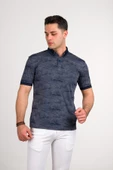 SAN&FA SLİMFİT POLO YAKA LİKRALI DESENLİ ERKEK T-SHİRT thumbnail 8