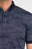 SAN&FA SLİMFİT POLO YAKA LİKRALI DESENLİ ERKEK T-SHİRT thumbnail 10