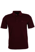 Erkek Bordo Renk Polo Yaka Tişört Pamuklu Normal Kesim RAR00865 - 1