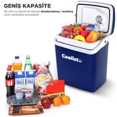 Coolist Clt18 12Volt/220Volt Ac/Dc 18 Litre Sıcak/Soğuk Oto Buzdolabı - 2