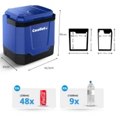 Coolist CLT33 12Volt/220Volt AC/DC 33 Litre Sıcak/Soğuk Oto Buzdolabı - 5