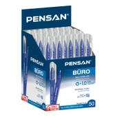 Pensan Büro 50 Li Tükenmez Kalem Mavi Siyah Kırmızı Seçenekli - 5