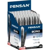 Pensan Büro 50 Li Tükenmez Kalem Mavi Siyah Kırmızı Seçenekli - 4