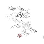 Stihl 1118-791-7305 Amortisör Tapası - Stihl 038 - 3