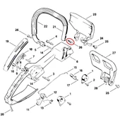 Stihl 9048-216-1010 Tutma Kol Vidası M5x18 - Stihl MS720 - 2