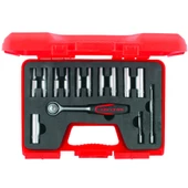 İzeltaş 1107 Derin Lokma Anahtar Takımı 1/4'' 14 Parça - 1