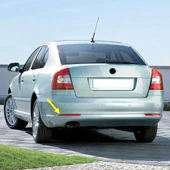 Skoda Octavia 2 2009-2012 Arka Tampon Sol Alt Köşe Reflektörü 1Z0945105A - 1