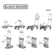 BLACK+DECKER BH206 55/120Kg Çok Fonksiyonlu Katlanır El Arabası - 17