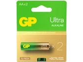 GP Batteries G-TECH Ultra Alkalin Kalem LR6 - AA Boy 1.5V Pil 2'li Kart - 1