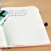 İsme Kişiye Özel Su Geçirmez Sert Kapak Lastikli Defter - 5