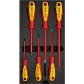 İzeltaş 4140009106 İzoleli Elektrikçi Tornavida Seti 1000 Volt 6 Parça - 1