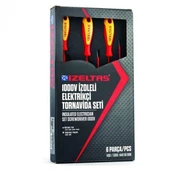 İzeltaş 4140009106 İzoleli Elektrikçi Tornavida Seti 1000 Volt 6 Parça - 3