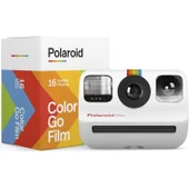 POLAROID EVERYTHING GO Beyaz Instant Fotoğraf Makinesi ve 16'lı Film Seti - 1