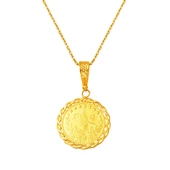 Yarım Reşatlı 22 Ayar Altın Kolye thumbnail 1