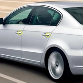 VW Passat CC 2013-2017 Sol Ön Arka Uyumlu Dış Kapı Kolu Kapağı 3C0837879A thumbnail 1