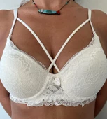 Çapraz Aksesuarlı, Destekli Sütyen-Külot Takımı - 5