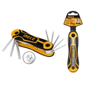 İngco Alyan Çelik Kasa Allen Torx Uçlu Anahtar Seti 8 Parça 2-8 mm - 3