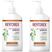 Restorex Kuru ve Yıpranmış Saçlar İçin Onarıcı Şampuan 1000 ml 2 ADET - 1