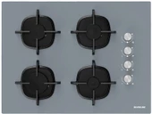 SILVERLINE CS5610S01 GRİ 70 CM CAM ANKASTRE OCAK - 1