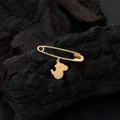 Filli Altın Çengelli Bebek İğnesi thumbnail 2